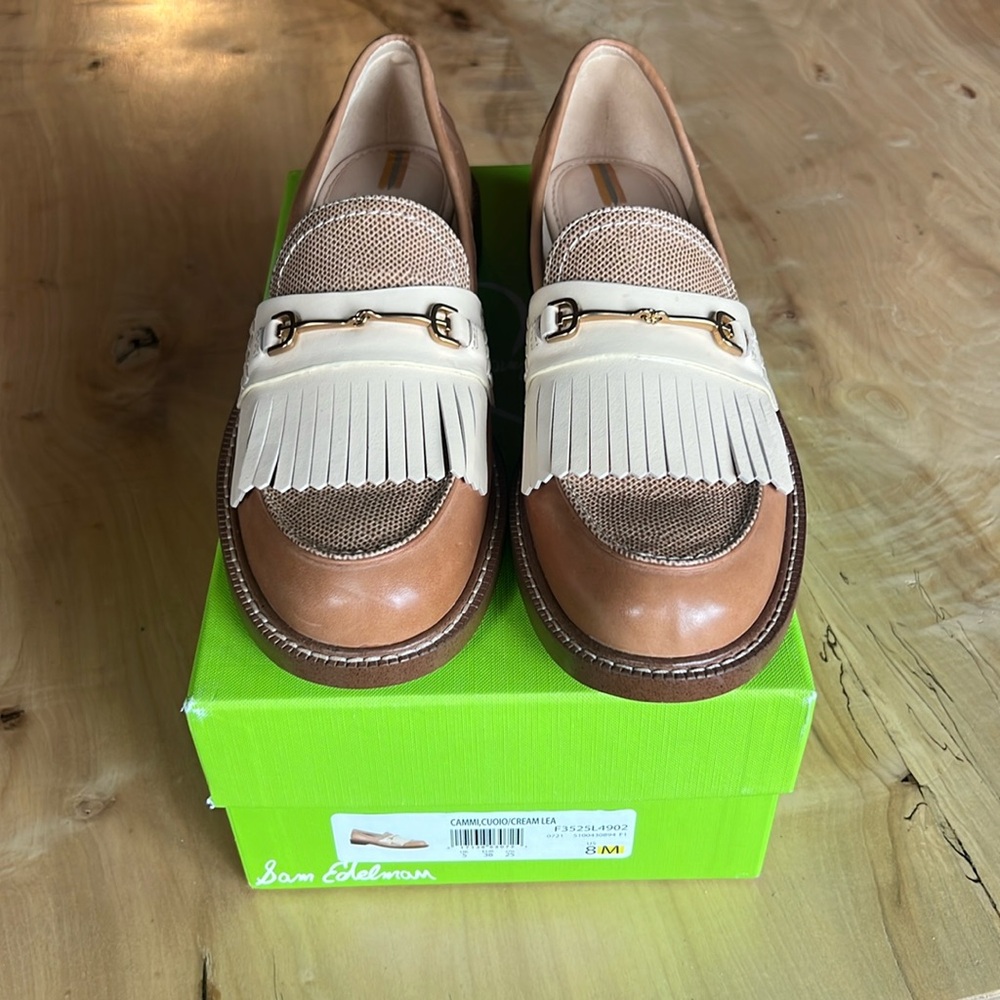 Sam Edelman Cammi Loafer Cuoio/Cream